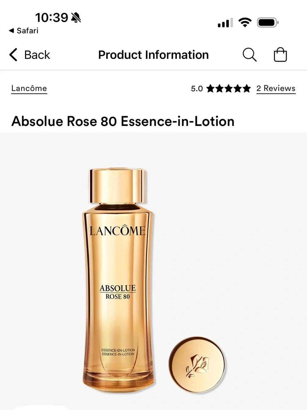 Lancome luxurious hydrating